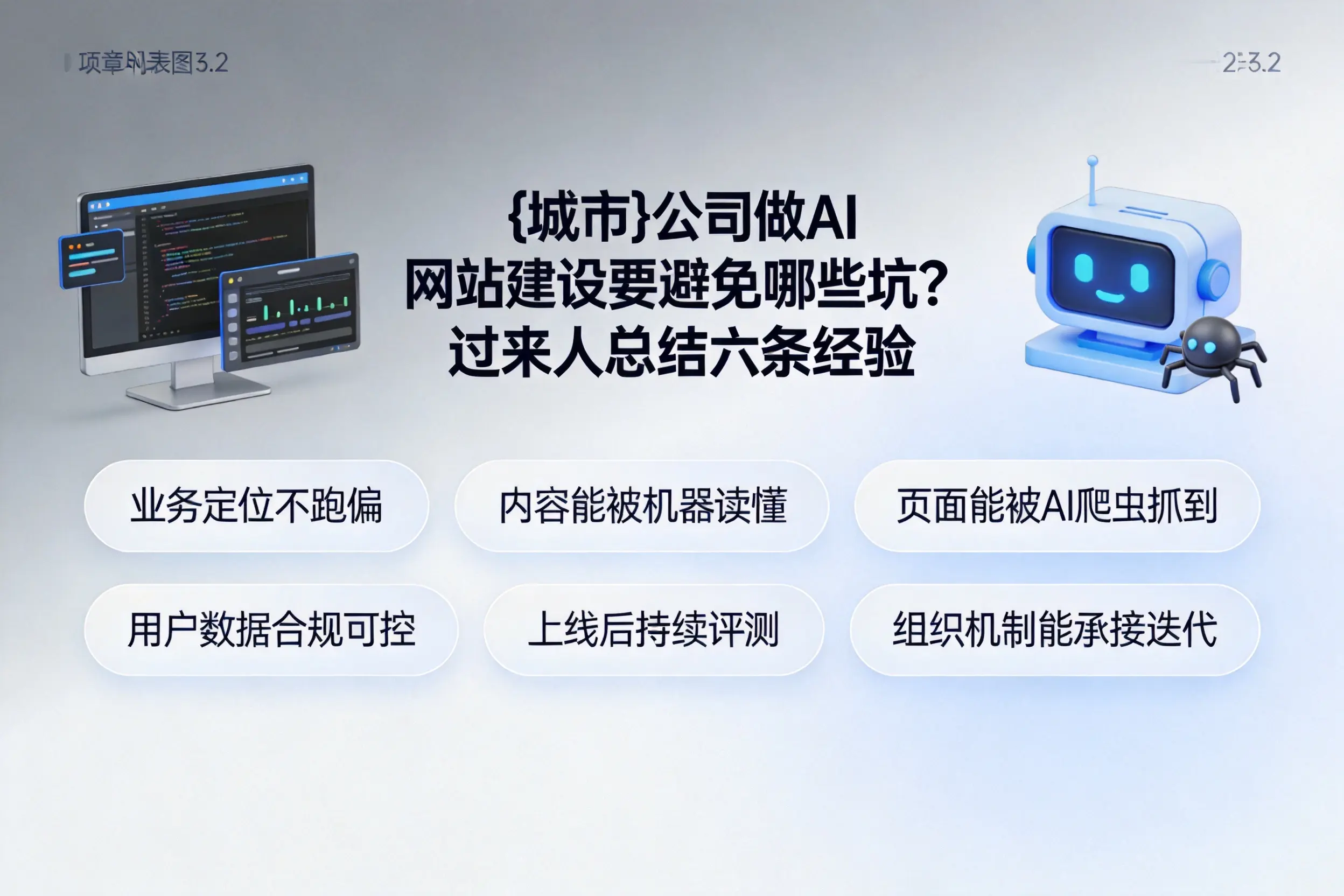 玉林公司做AI网站建设要避免哪些坑?过来人总结六条经验