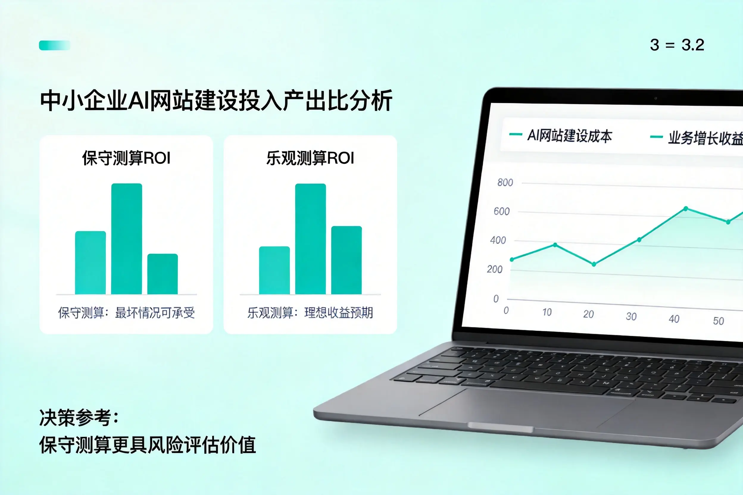 玉林中小企业AI网站建设投入产出比怎么算？先看这份分析