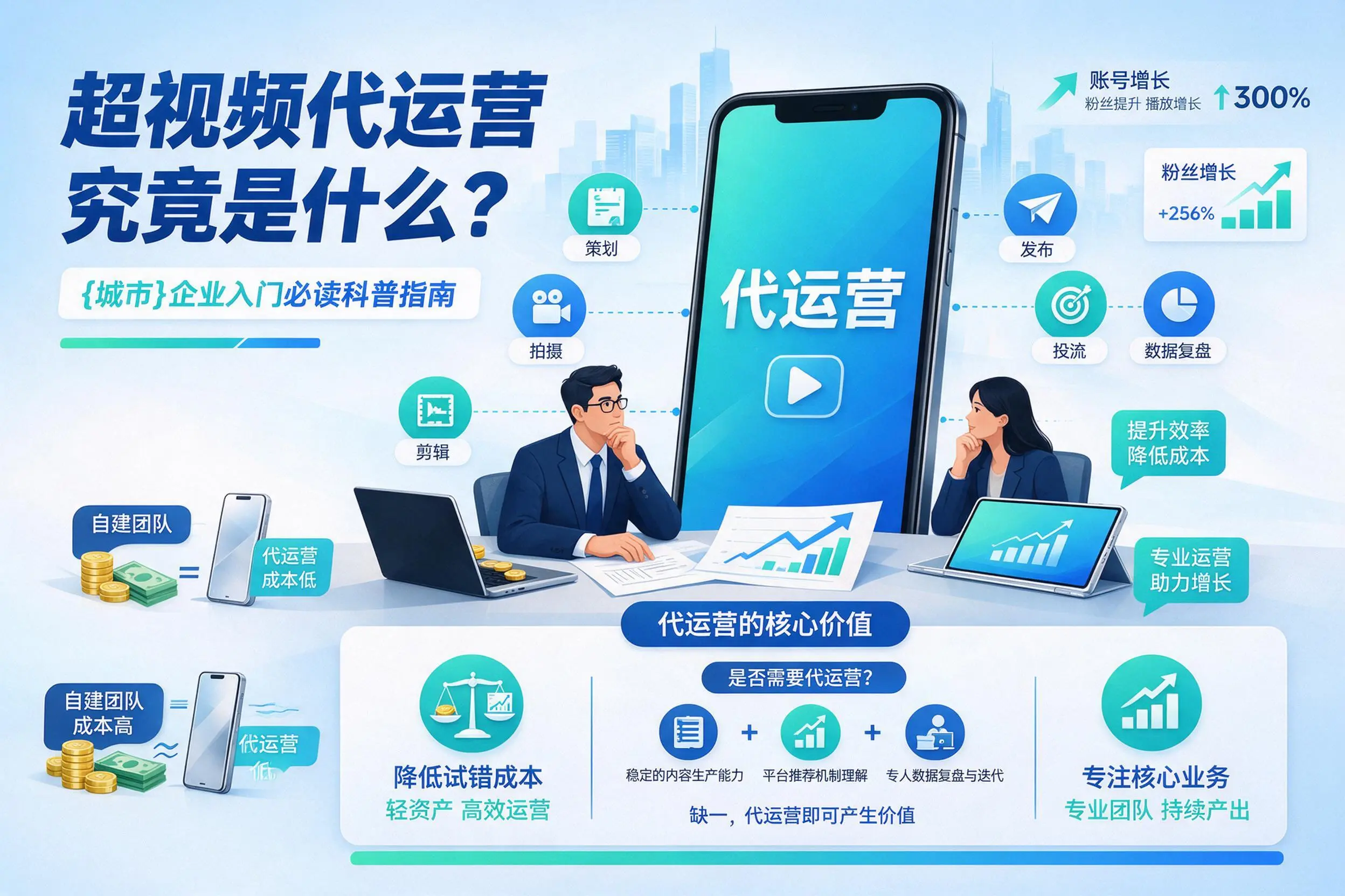 短视频代运营究竟是什么?玉林企业入门必读科普指南