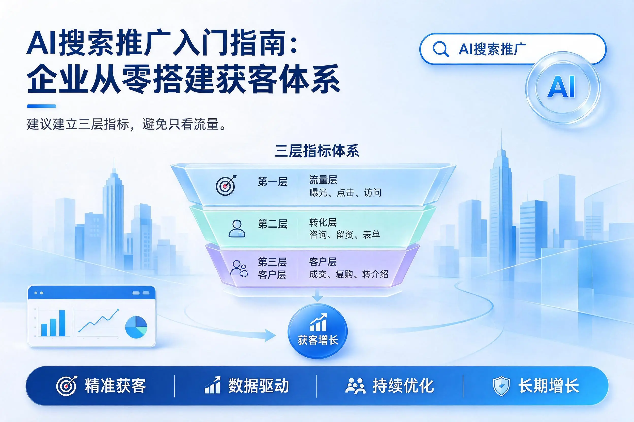 AI搜索推广入门指南:玉林企业从零搭建获客体系
